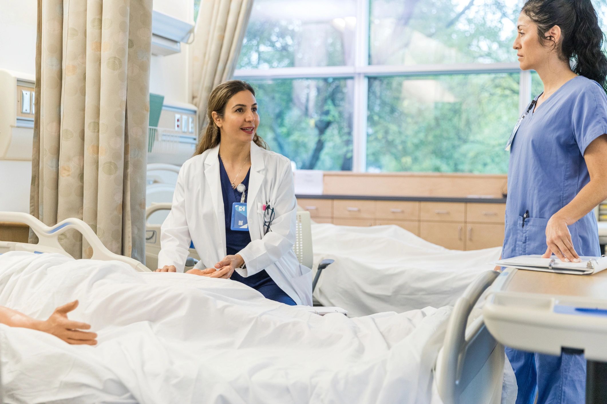 Hospital discharge planning with caregiver support